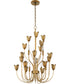 Lillet Chandelier Brushed Brass