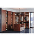 Lowery 3-Light Semi-Flush Mount Matte Black