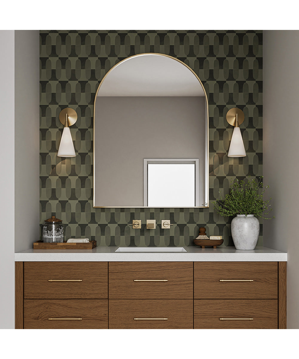 Gatsby 1-Light Sconce Matte Brass