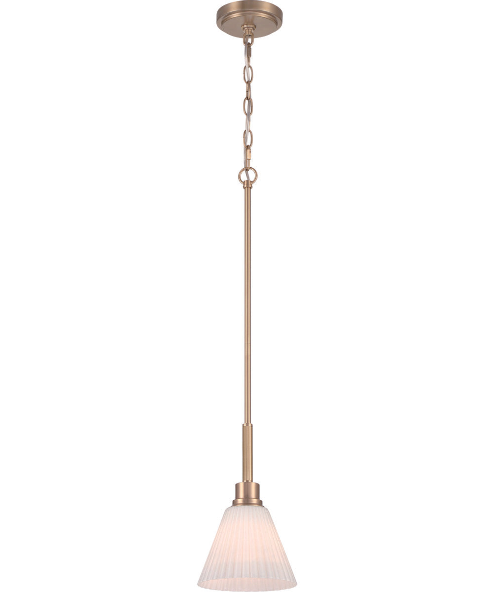 Pleated II 1-Light Lighting Premium Bronze