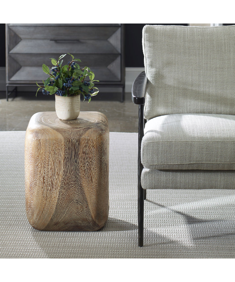 Loophole Bleached Wash Accent Stool