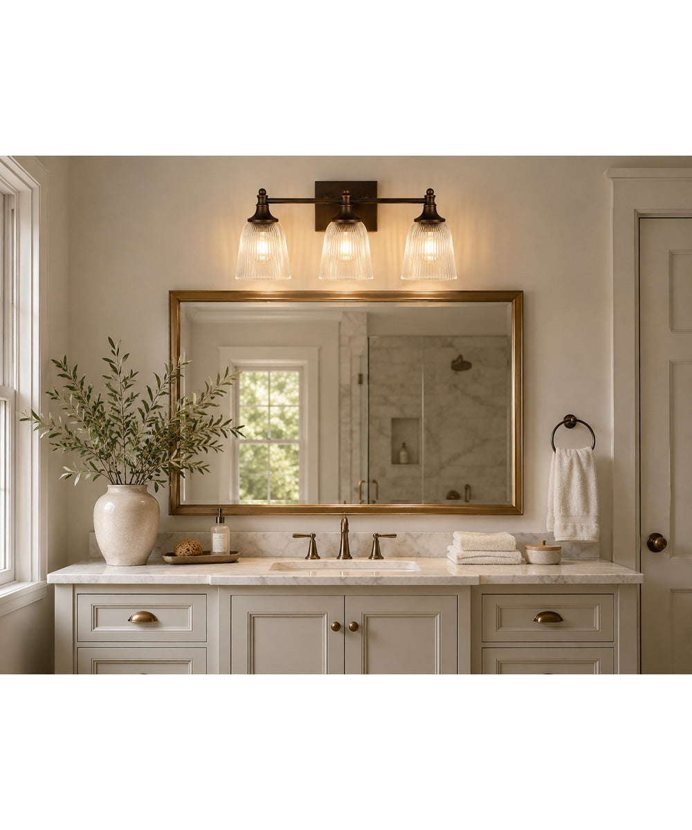 Julip 3-Light Bath Vanity Dark Bronze