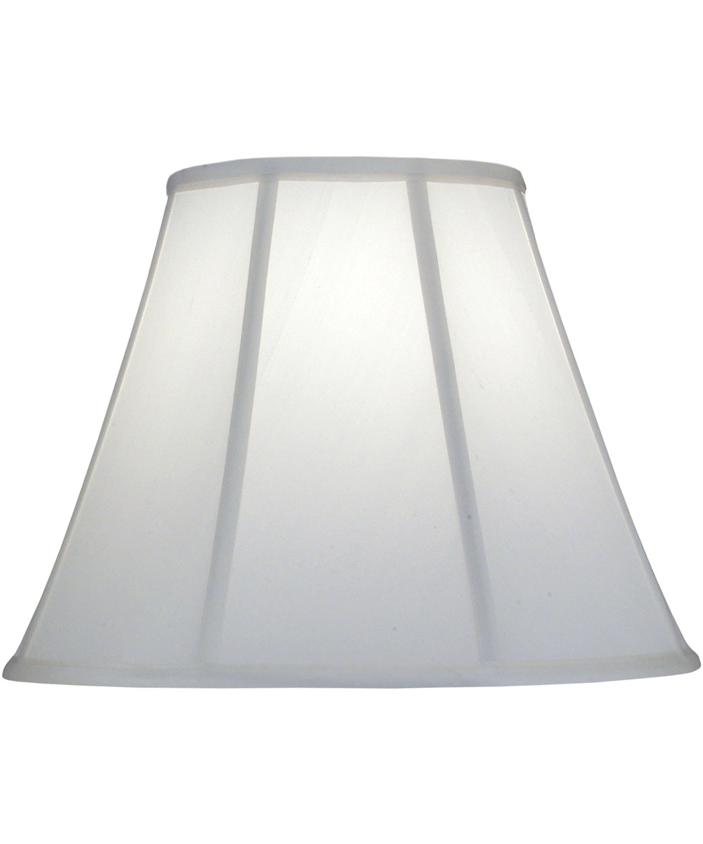 8x16x12 Off White Silk Shantung Empire Softback Lampshade