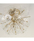 Emelie 4-Light Semi-Flush Matte Brass