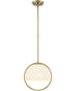 Eterna 1 Light Pendant Brushed Gold
