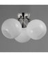 Neve 3-Light Semi Flush Polished Chrome