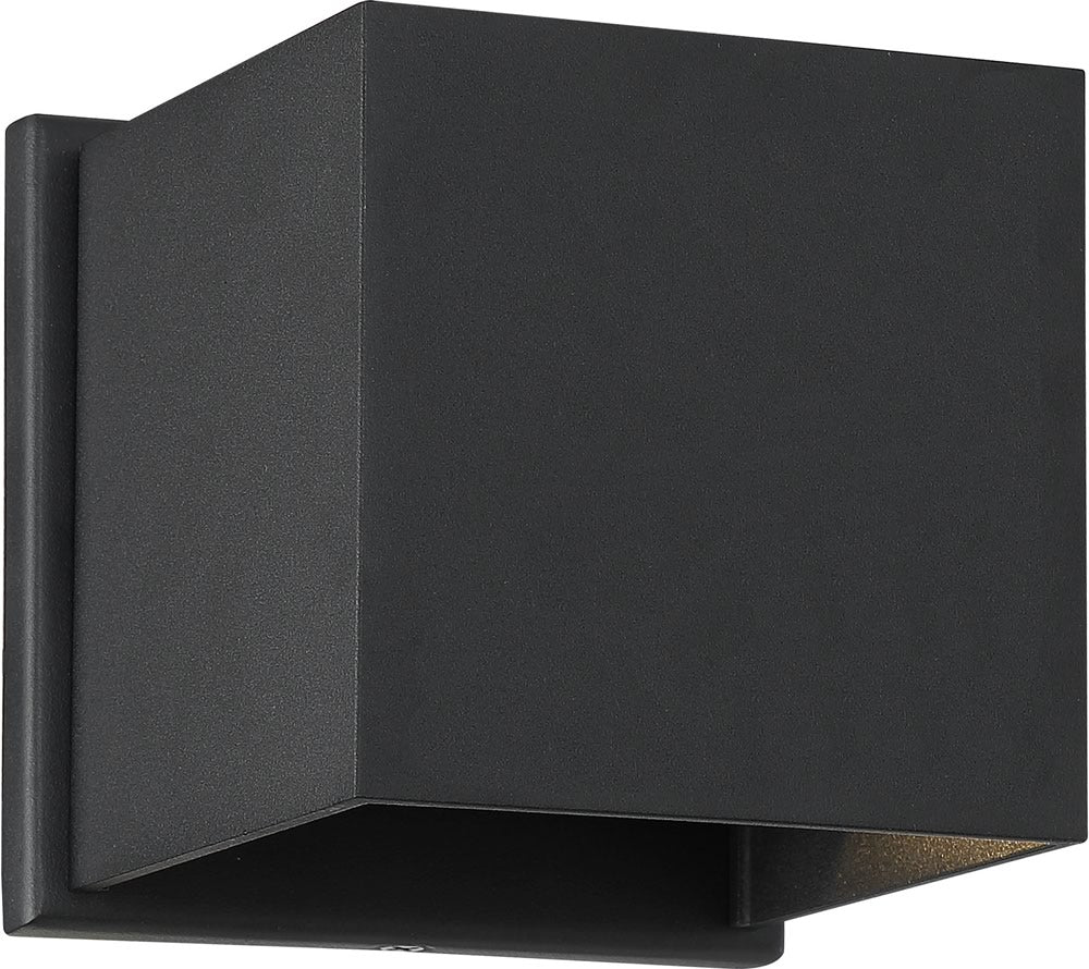 5"H Lightgate 1-Light LED Outdoor Wall Light Black