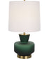 Trentino Dark Emerald Green Table Lamp