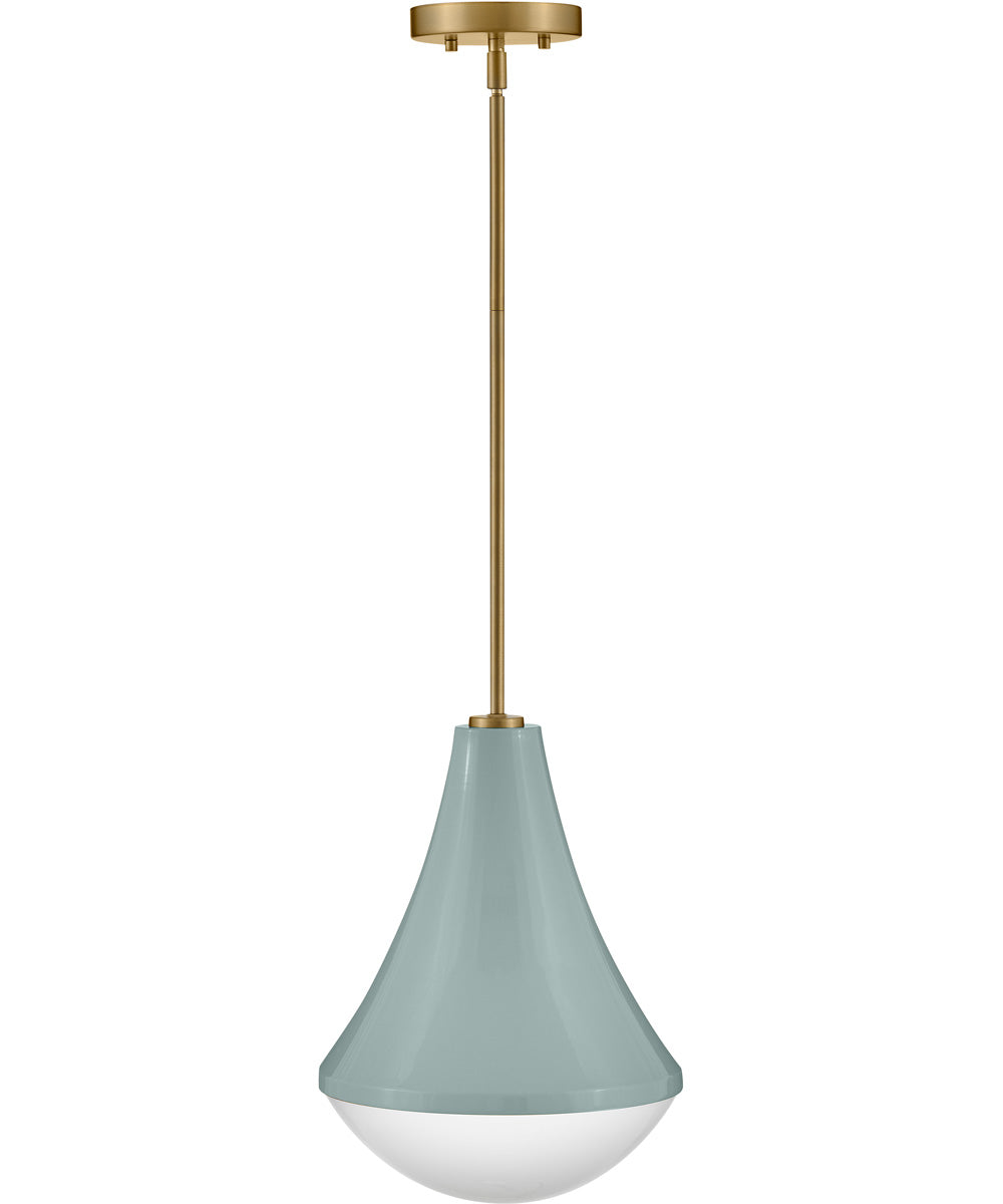 Haddie 1-Light Small Pendant in Seafoam