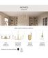 Reines 5-Light Medium Chandelier Brushed Gold