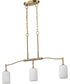 Liam 3-Light Pendant Burnished Brass