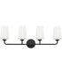 Celino 4-Light Bath & Vanity Black