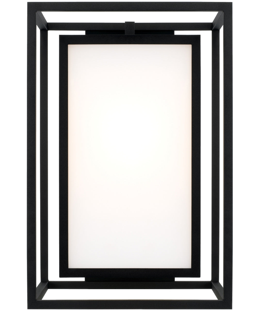 Aiden 1-Light Outdoor Wall-Lantern Black