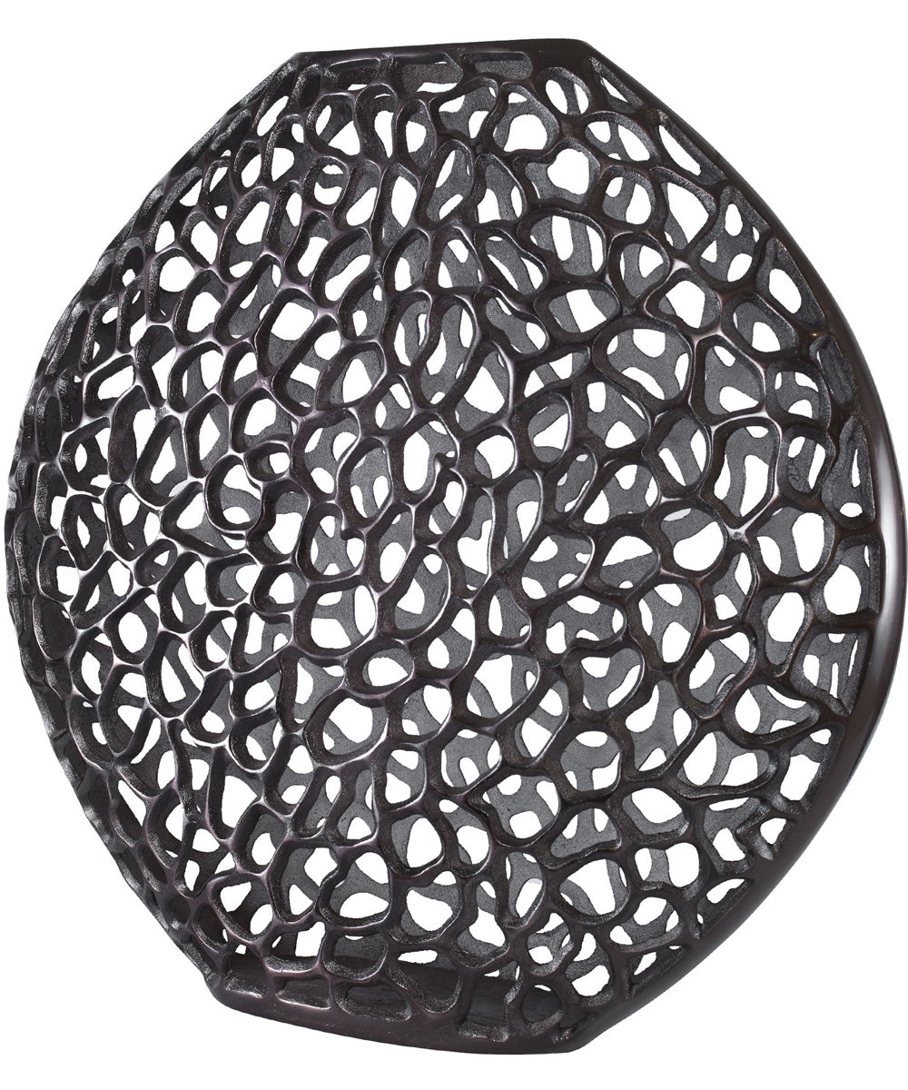 Web Dark Bronze Vase