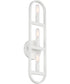 Carousel 3 Light Wall Sconce Matte White