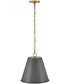 Blake 1-Light Medium Pendant in French Gray