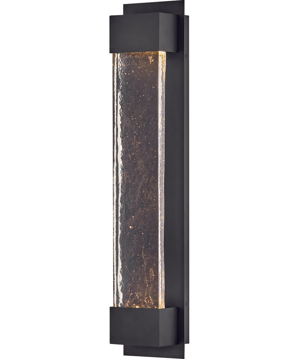 Rune LED-Light Large Wall Mount Lantern in Black