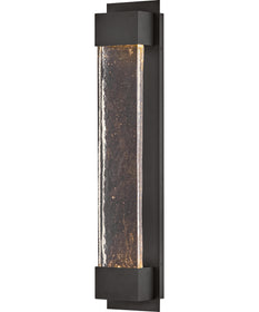 Rune LED-Light Large Wall Mount Lantern in Black