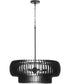 Harrelson 6-light Pendant Matte Black