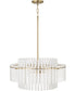 Blair 4-Light Pendant Aged Brass