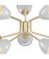 Biba 10 Light Chandelier  Brushed Gold