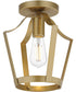 Arden Single Pendant / Semi Flush Natural Aged Brass