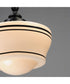 Eureka 1-Light Pendant Black