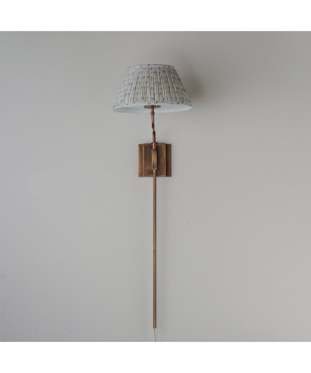 Dunbridge 1-Light Wall Sconce Weathered Brass
