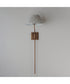 Dunbridge 1-Light Wall Sconce Weathered Brass