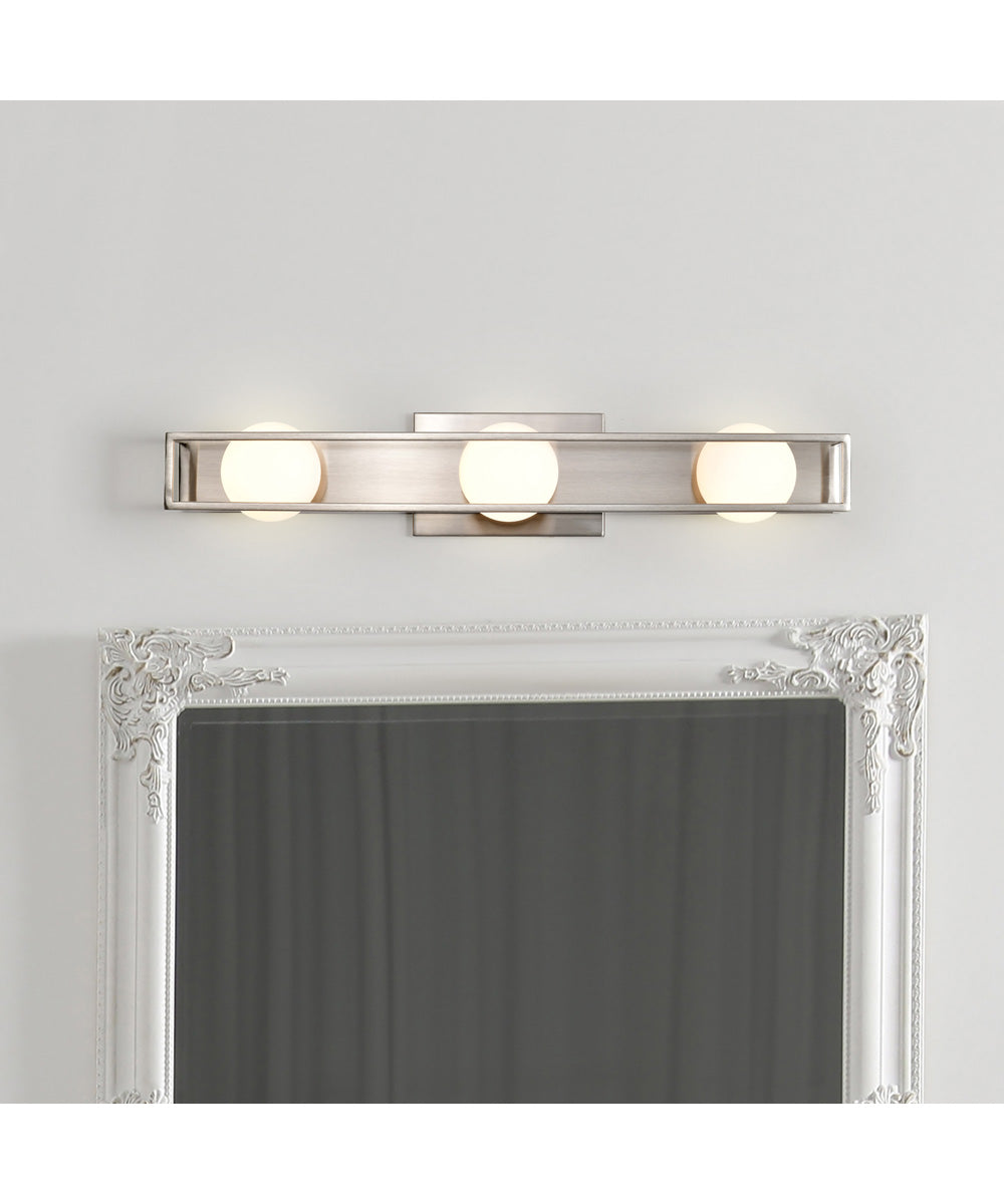Jenkins 3-Light Vanity & Wall Brushed Nickel