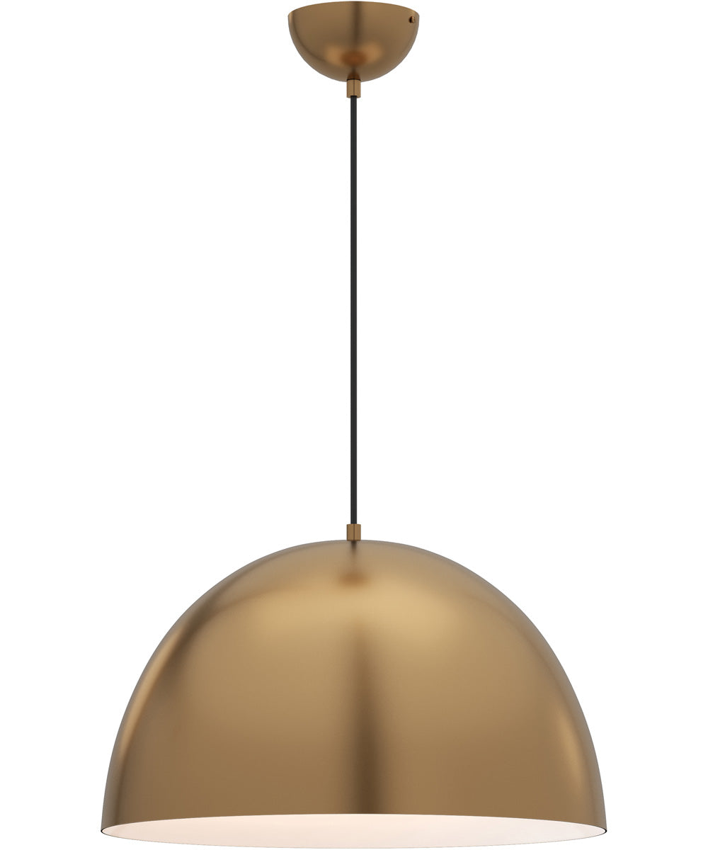 Tova 20 inch Pendant Natural Aged Brass