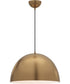 Tova 20 inch Pendant Natural Aged Brass