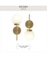 Rigsby 1-Light Wall Sconce Brushed Gold