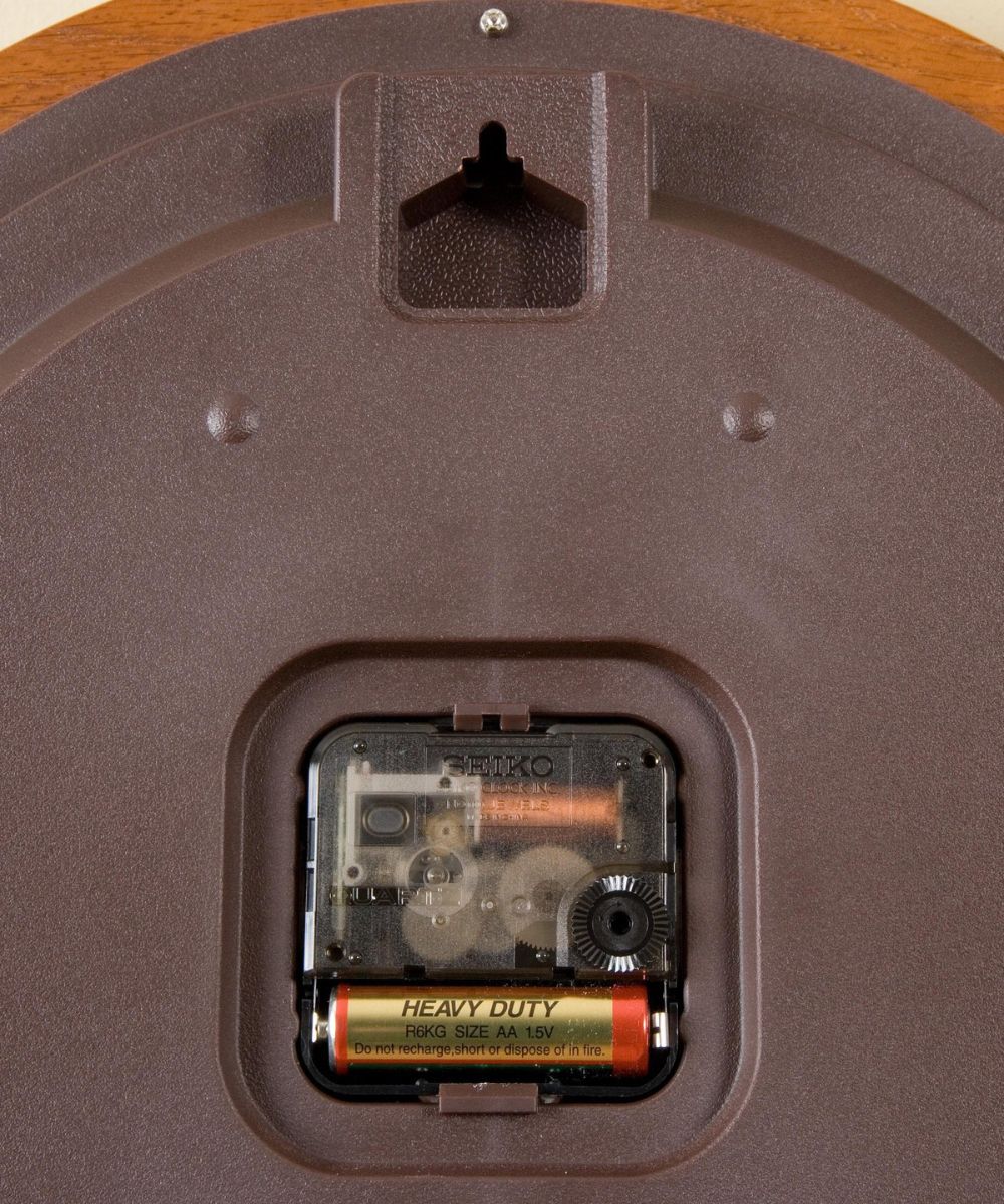 Medium Brown Wood Wall Clock