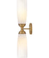 Alexis 2-Light Large Two Light Sconce in Heritage Brass