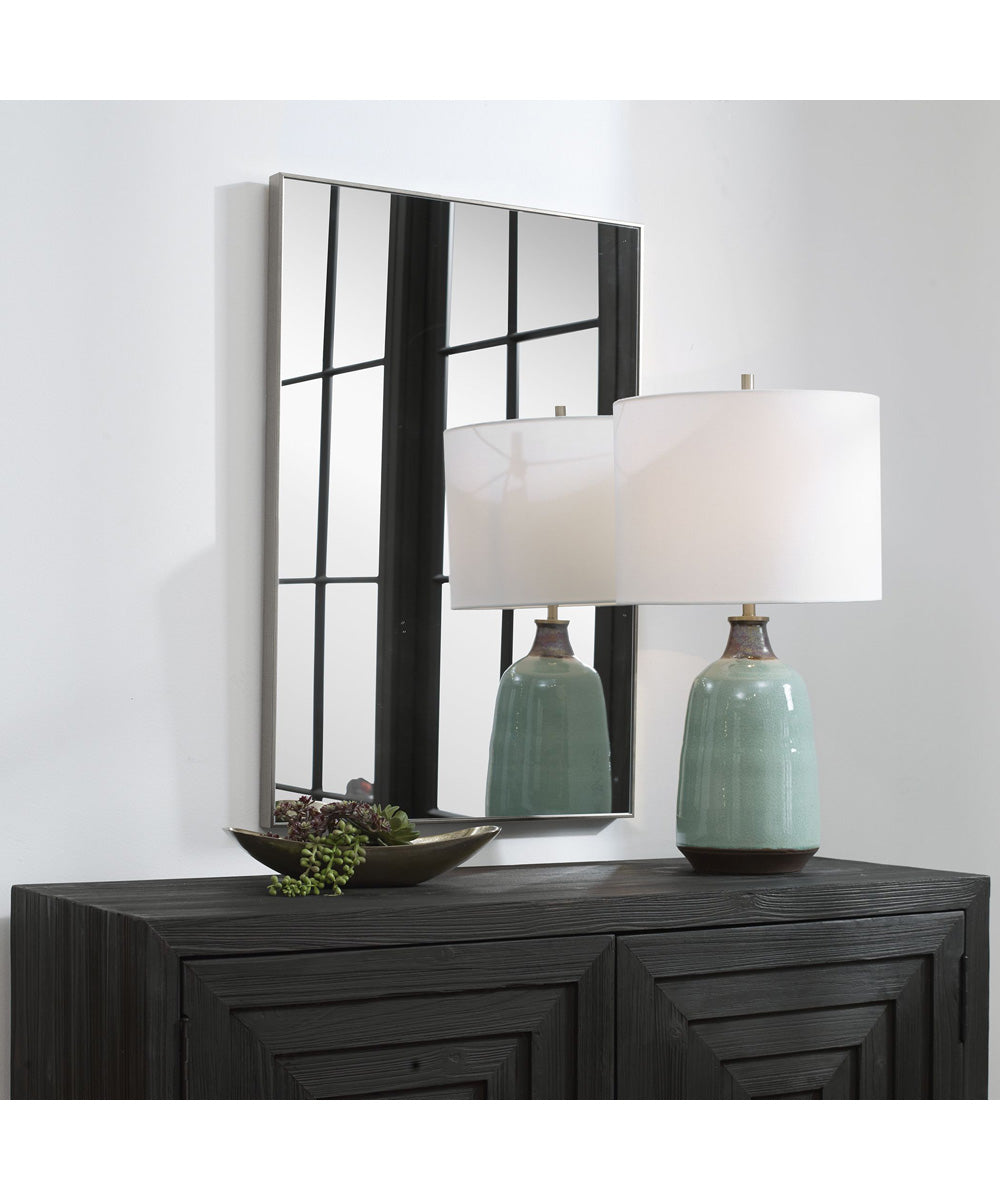 21x31" Wall Mirror with Silver Finish