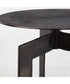 Deltoid Gunmetal Accent Table