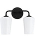 Celino 2-Light Bath & Vanity Black