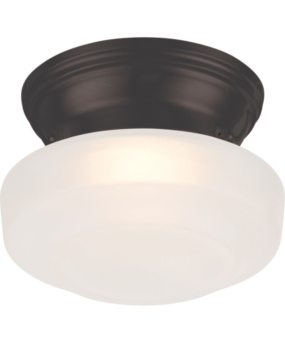 6"W Bogie 1-Light LED Close-to-Ceiling Mahogany Bronze