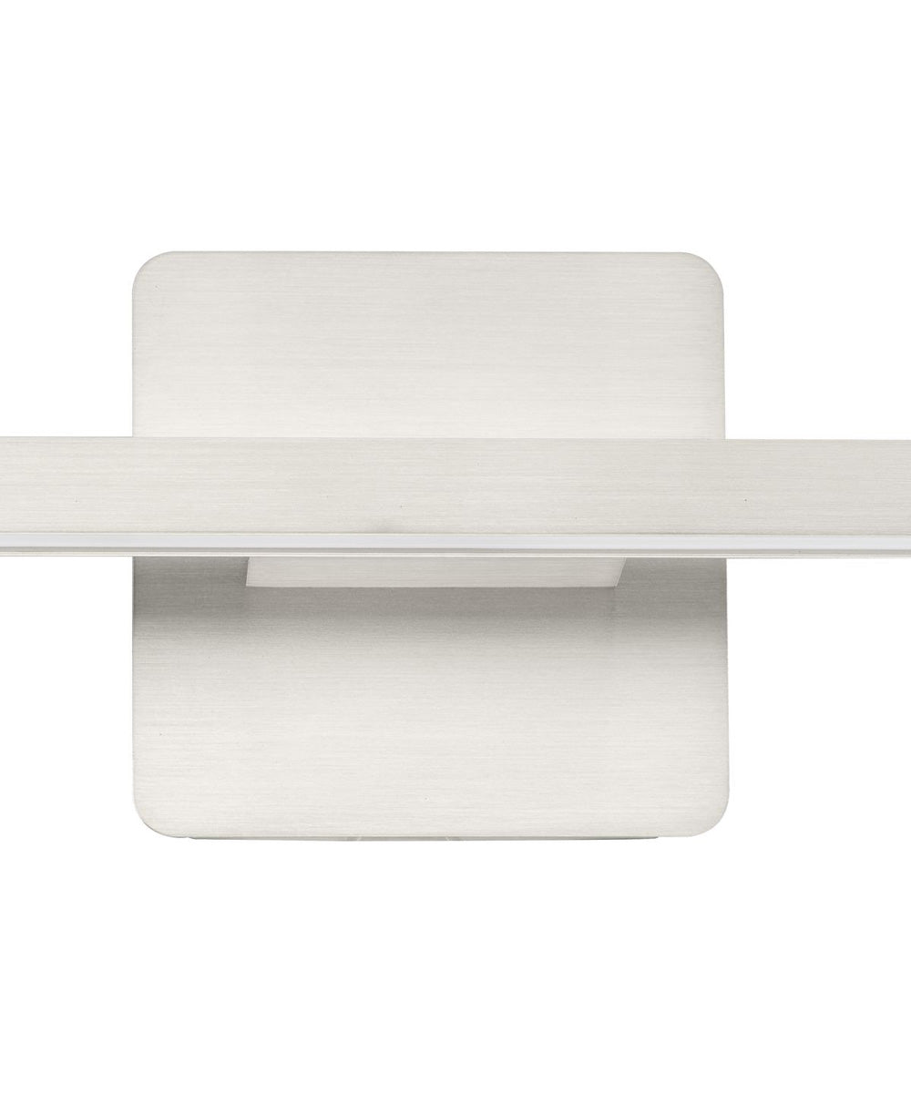 Phase 5 16 in. Slim Modern 3CCT Integrated LED Linear Vanity Light Brushed Nickel