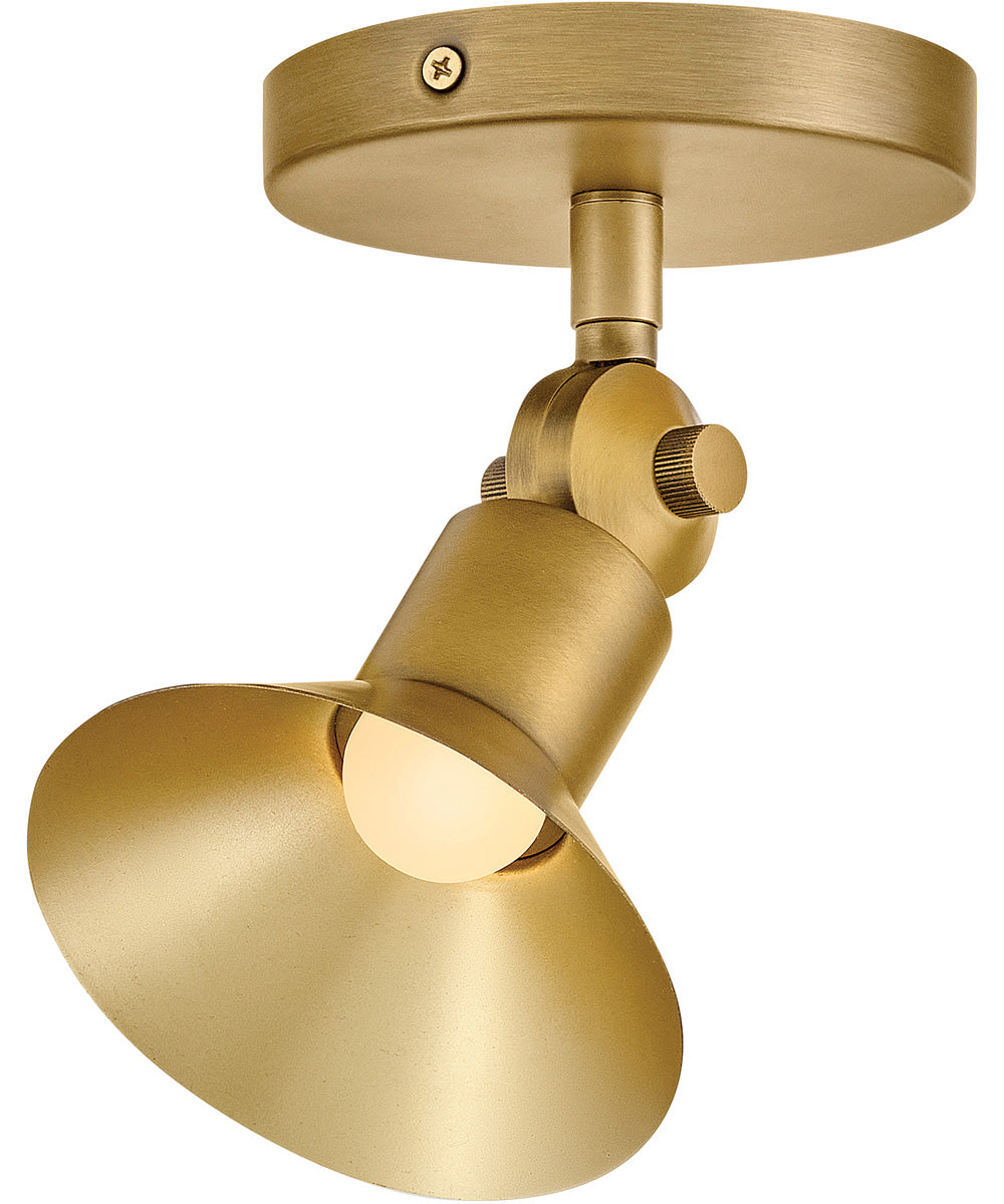 Dom LED-Light Small Adjustable LED Sconce in Heritage Brass