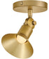 Dom LED-Light Small Adjustable LED Sconce in Heritage Brass