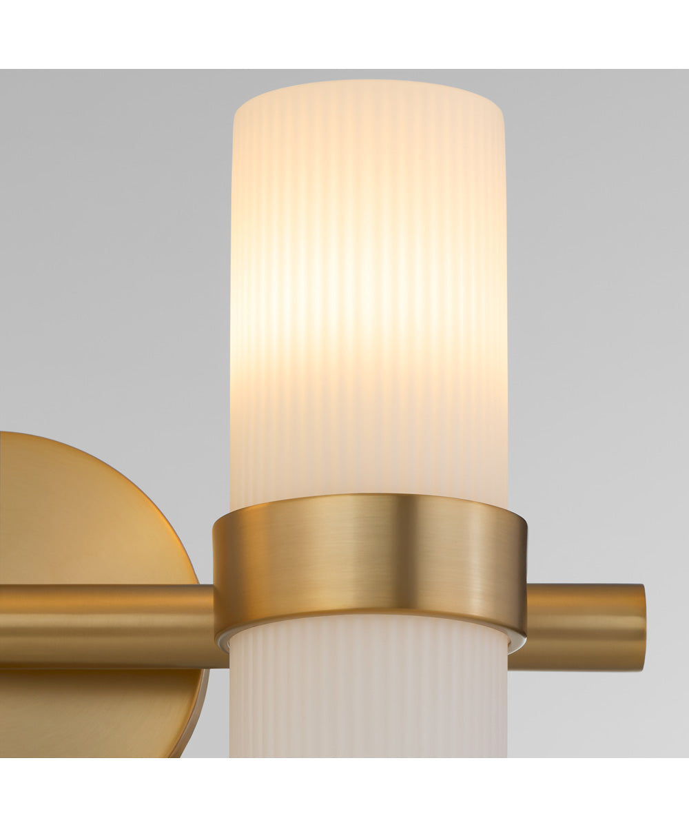 Sojourn 2-light Bath Vanity Light Brushed Brass