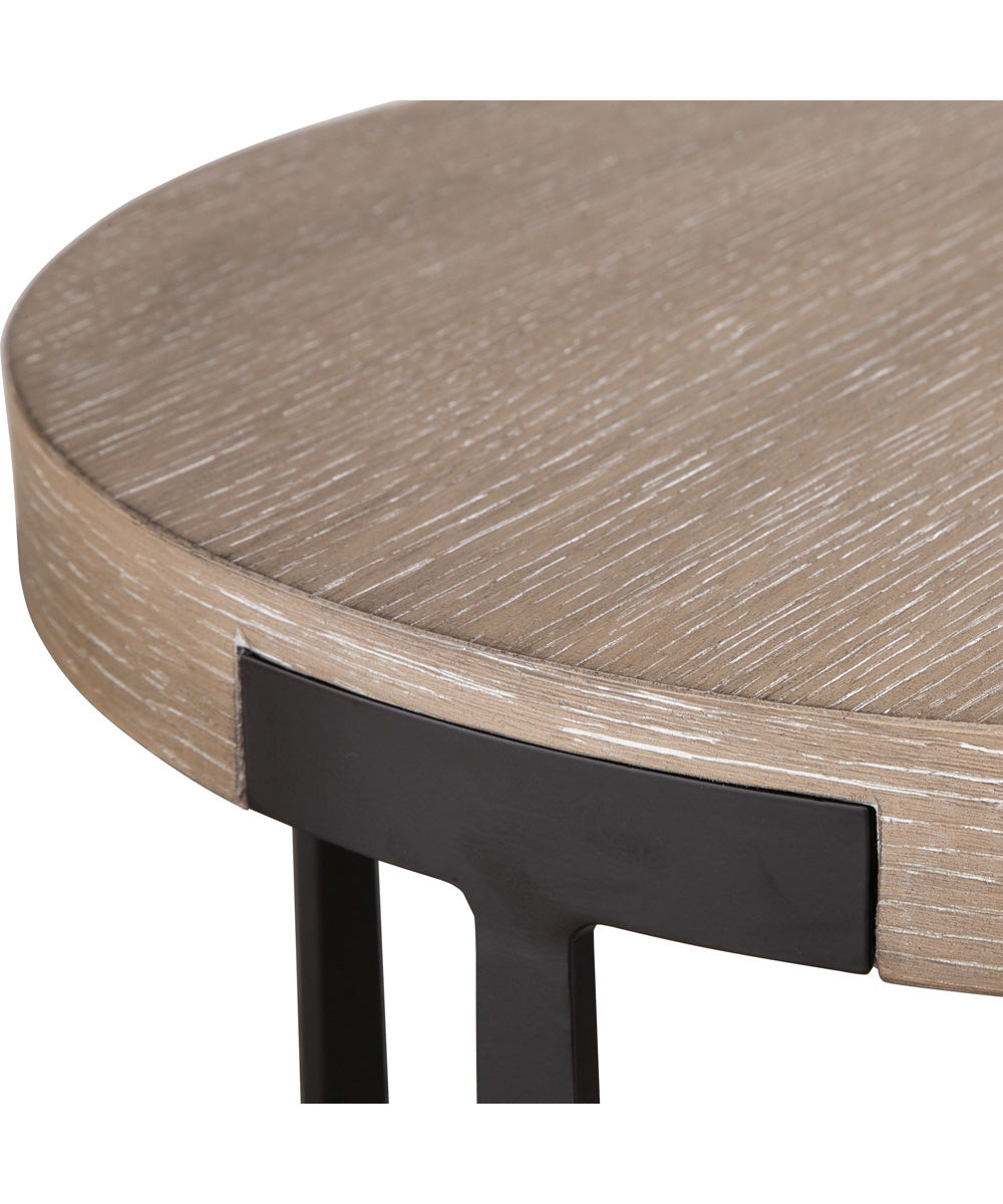 Palisade Natural Round Side Table