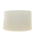 14x17x11  Cream Homespun/Rolled Edge Hardback Drum Lampshade