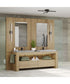Phase 4 32 in. Large Modern Integrated 3CCT Integrated LED Linear Vanity Light Matte Black