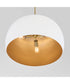 Stupa Pendant Studio White|Brushed Brass