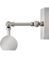 Stokes 2-Light Medium Adjustable Accent Light in Polished Nickel