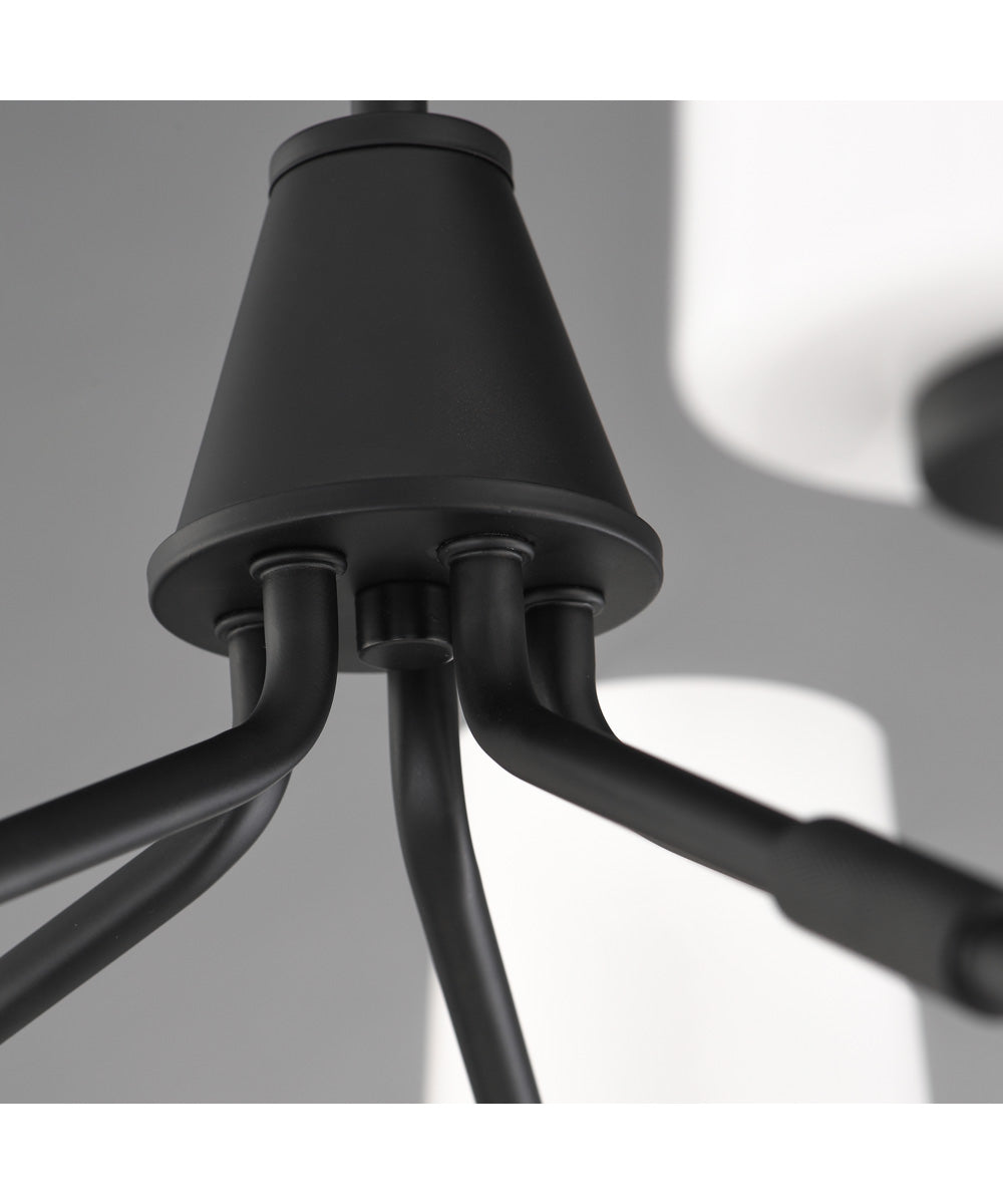 Durham 5-Light Chandelier Black
