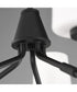 Durham 5-Light Chandelier Black